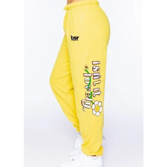 NIP REVOLVE BSR Samii Ryan Isn't It Lovely Joggers Size Small - Picture 1 of 6